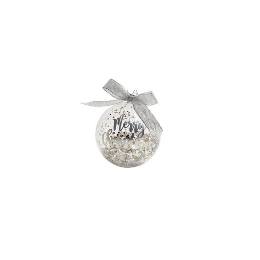 Merry Christmas Ornament Metallic