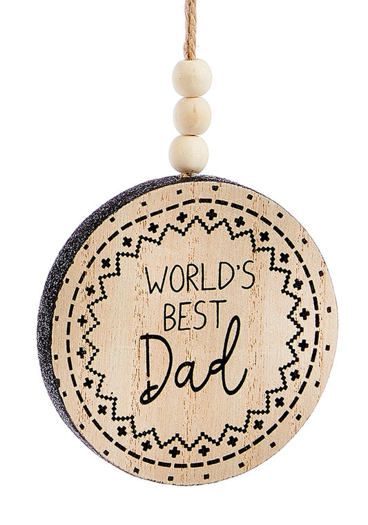 Dad Disk Ornament