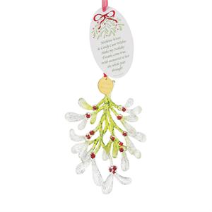 Mistletoe Kisses Ornament.