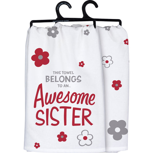 KITCHEN TOWEL - AWESOME SISTER