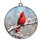 METAL DISC 4″ CARDINAL ORNAMENT