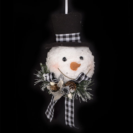 FABRIC SNOWMAN HEAD
